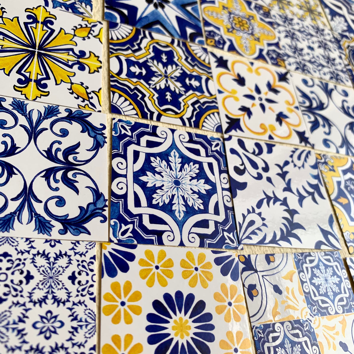 Azulejo Tiles Square Stickers – The Bodhi Journal